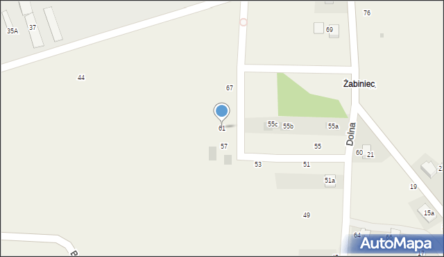 Suszec, Dolna, 61, mapa Suszec