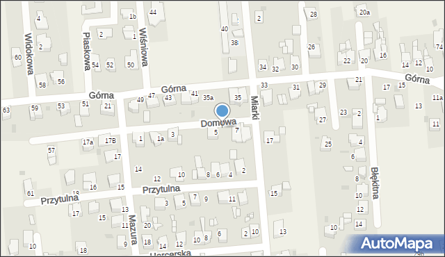 Świerklaniec, Domowa, 5a, mapa Świerklaniec