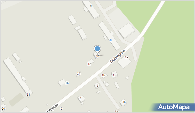 Szczecin, Dobropole, 10, mapa Szczecina