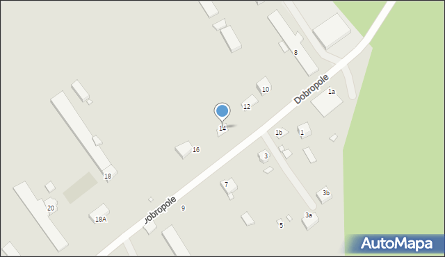 Szczecin, Dobropole, 14, mapa Szczecina