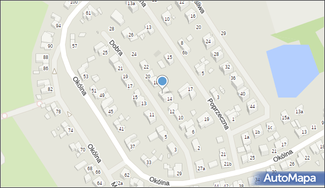 Szczecin, Dobra, 16, mapa Szczecina