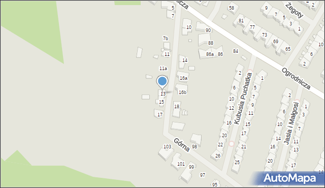 Szczecin, Do Dworu, 13, mapa Szczecina