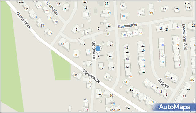 Szczecin, Do Dworu, 4, mapa Szczecina