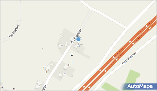 Szczyglice, Do Cegielni, 12, mapa Szczyglice