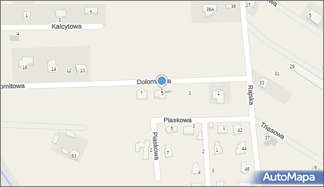 Szewce, Dolomitowa, 5, mapa Szewce