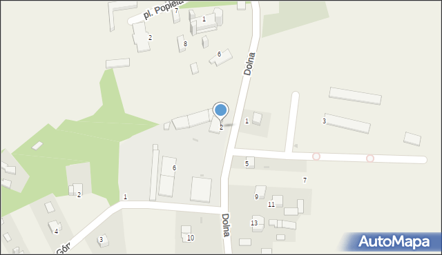 Szewna, Dolna, 4, mapa Szewna