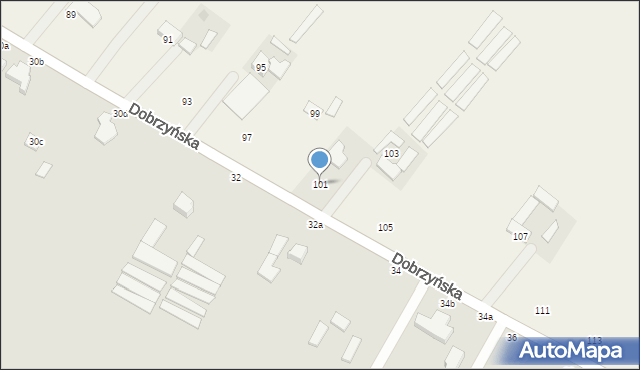 Szpetal Górny, Dobrzyńska, 101, mapa Szpetal Górny