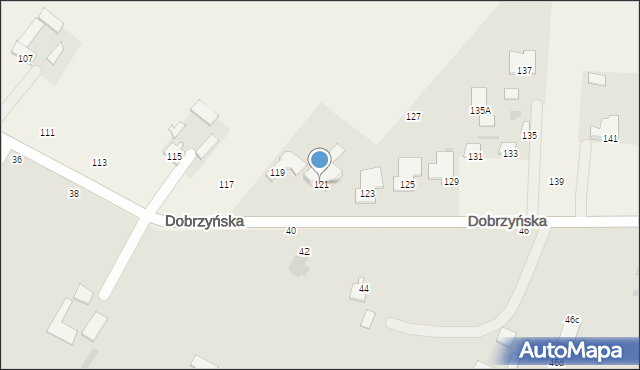 Szpetal Górny, Dobrzyńska, 121, mapa Szpetal Górny