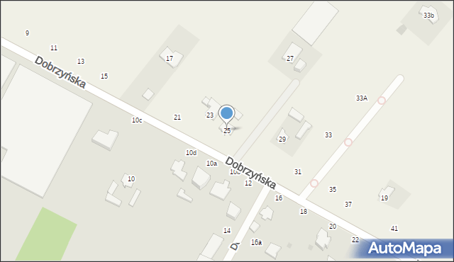 Szpetal Górny, Dobrzyńska, 25, mapa Szpetal Górny