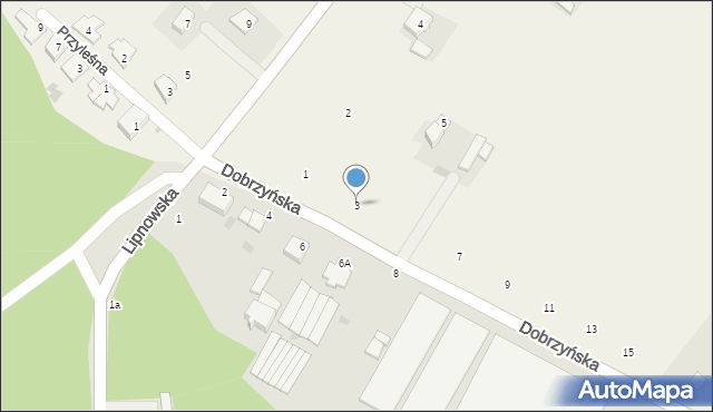 Szpetal Górny, Dobrzyńska, 3, mapa Szpetal Górny