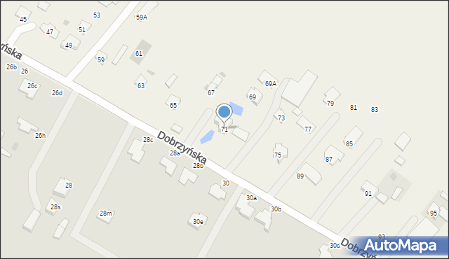 Szpetal Górny, Dobrzyńska, 71, mapa Szpetal Górny