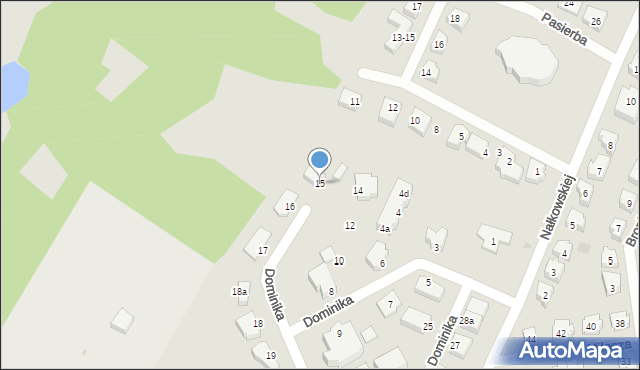 Tczew, Dominika Konstantyna, bp., 15, mapa Tczew