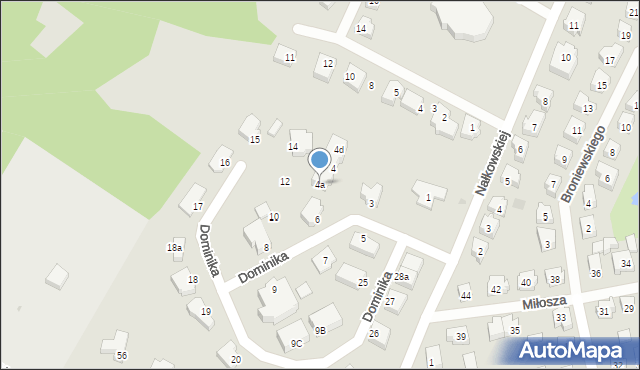 Tczew, Dominika Konstantyna, bp., 4a, mapa Tczew