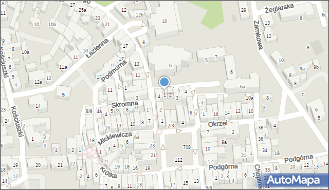 Tczew, Dominikańska, 1, mapa Tczew