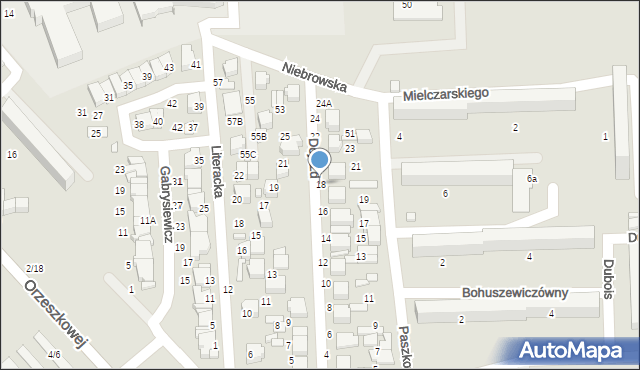 Tomaszów Mazowiecki, Dojazd, 18, mapa Tomaszów Mazowiecki