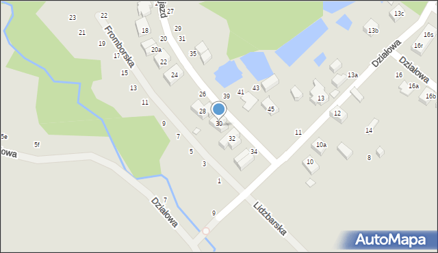 Toruń, Dojazd, 30, mapa Torunia