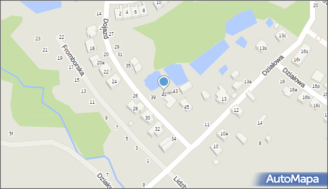 Toruń, Dojazd, 41, mapa Torunia