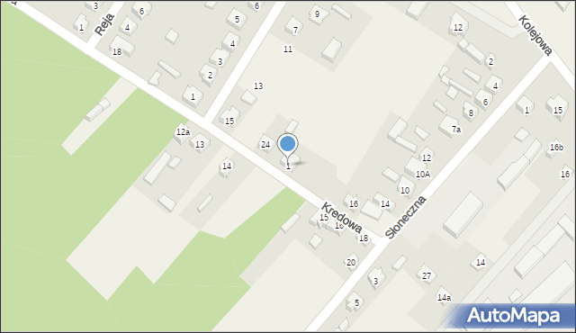 Trębaczew, Dojazdowa, 1, mapa Trębaczew