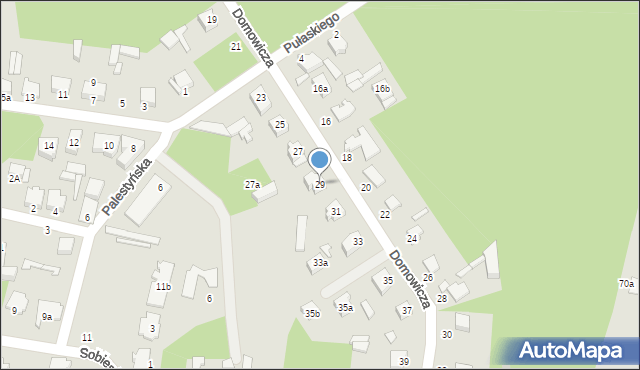 Tuszyn, Domowicza, 29, mapa Tuszyn