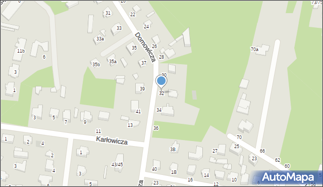 Tuszyn, Domowicza, 32, mapa Tuszyn