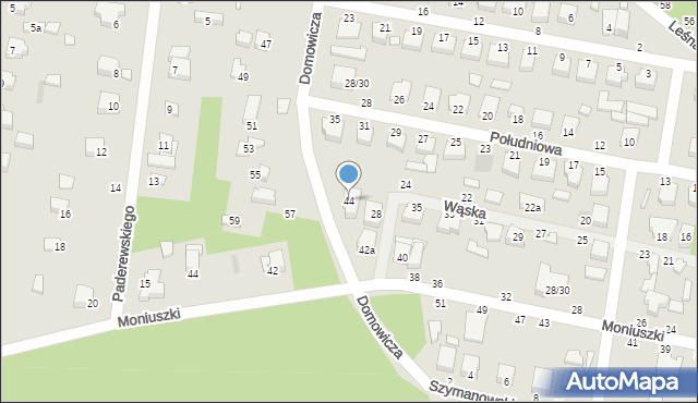 Tuszyn, Domowicza, 44, mapa Tuszyn