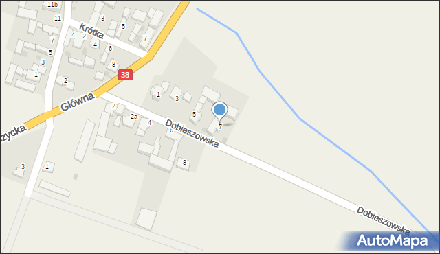 Ucieszków, Dobieszowska, 7, mapa Ucieszków