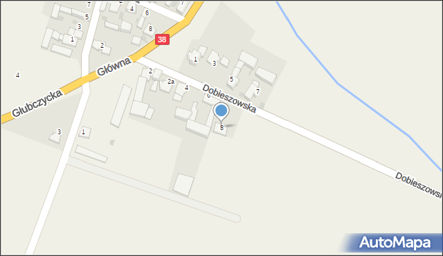 Ucieszków, Dobieszowska, 8, mapa Ucieszków