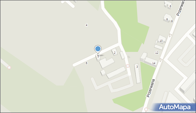 Warszawa, Dojazdowa, 5, mapa Warszawy