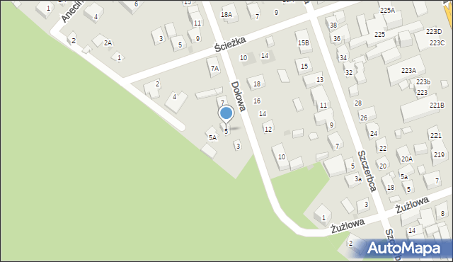 Warszawa, Dołowa, 5, mapa Warszawy