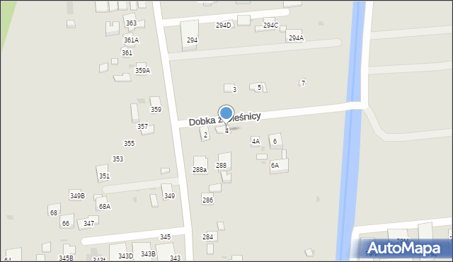 Warszawa, Dobka z Oleśnicy, 4, mapa Warszawy