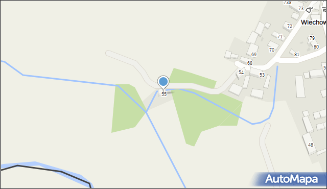 Wiechowice, Dobrego Jana, 55, mapa Wiechowice