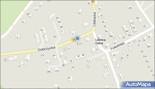Wieliczka, Dobczycka, 4, mapa Wieliczka