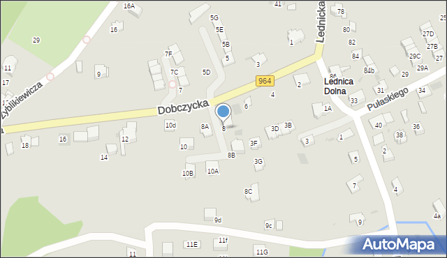 Wieliczka, Dobczycka, 8, mapa Wieliczka