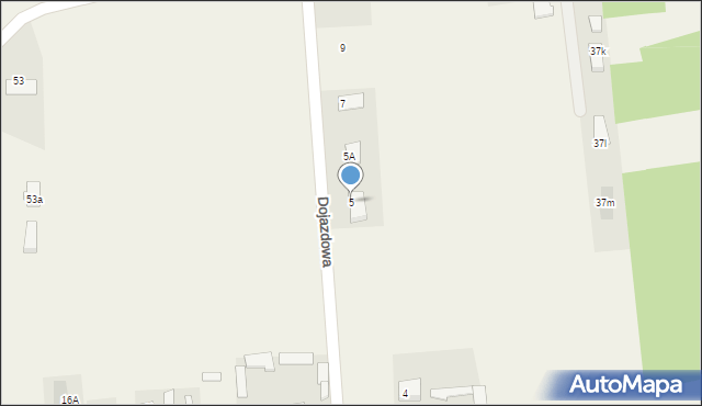 Wielogóra, Dojazdowa, 5, mapa Wielogóra