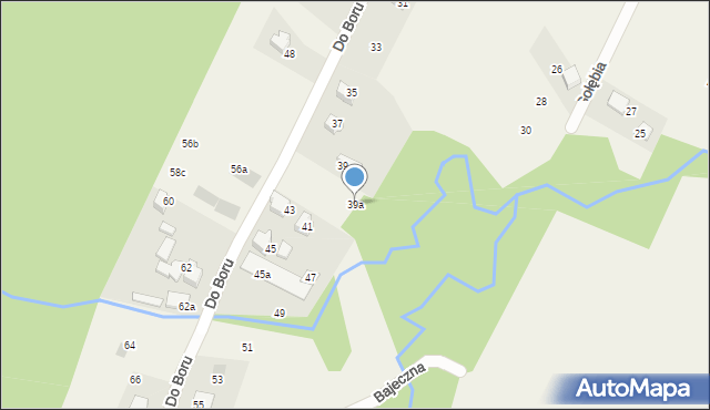Wilkowice, Do Boru, 39a, mapa Wilkowice