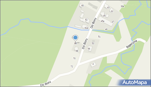 Wilkowice, Do Boru, 66, mapa Wilkowice