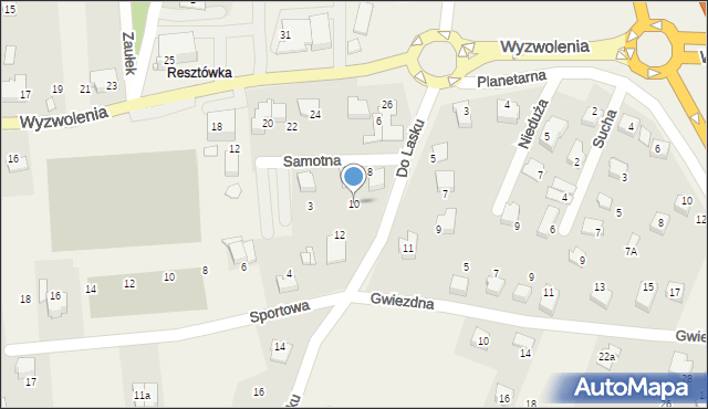 Wilkowice, Do Lasku, 10, mapa Wilkowice