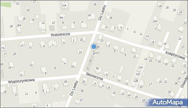 Wilkowice, Do Lasku, 27, mapa Wilkowice