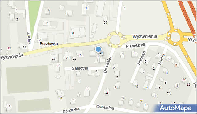 Wilkowice, Do Lasku, 6, mapa Wilkowice