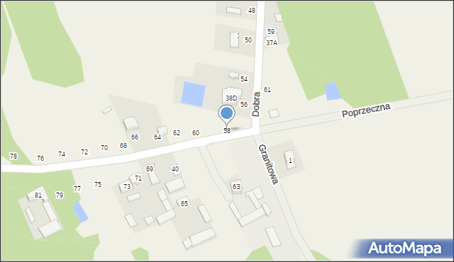 Władzin, Dobra, 58, mapa Władzin