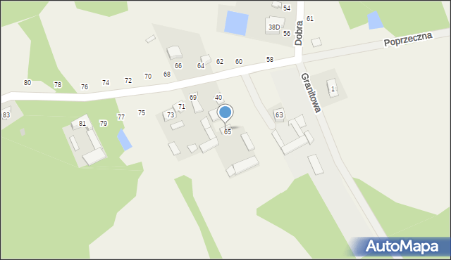 Władzin, Dobra, 67, mapa Władzin