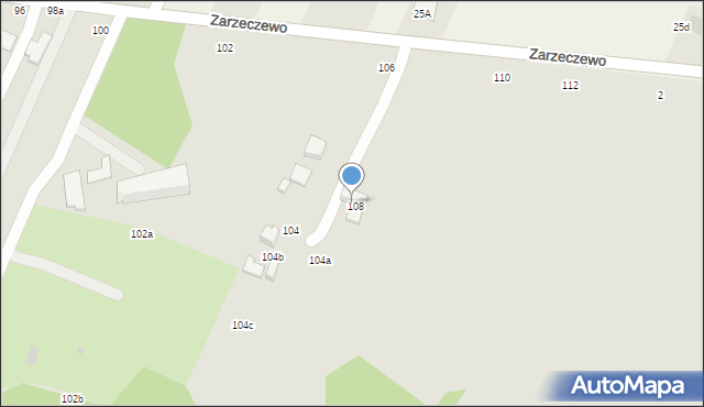 Włocławek, Dobrzyńska, 108a, mapa Włocławka