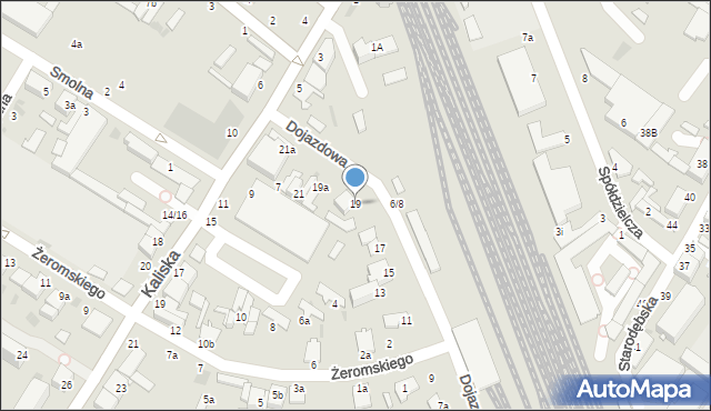 Włocławek, Dojazdowa, 19, mapa Włocławka