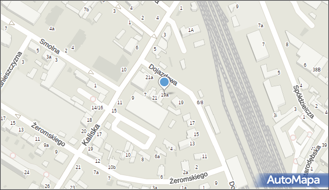 Włocławek, Dojazdowa, 19a, mapa Włocławka