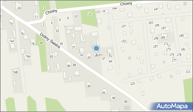 Wola Karczewska, Doliny Świdra, 45, mapa Wola Karczewska