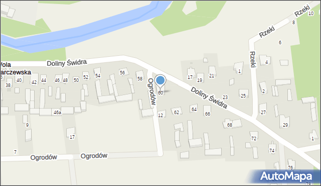 Wola Karczewska, Doliny Świdra, 60, mapa Wola Karczewska