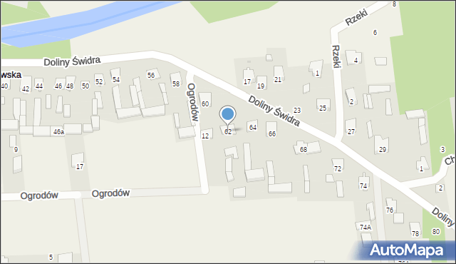 Wola Karczewska, Doliny Świdra, 62, mapa Wola Karczewska
