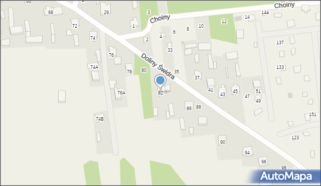 Wola Karczewska, Doliny Świdra, 82, mapa Wola Karczewska