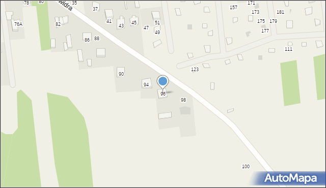 Wola Karczewska, Doliny Świdra, 96, mapa Wola Karczewska