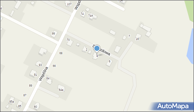 Wola Kopcowa, Dojazdowa, 4, mapa Wola Kopcowa